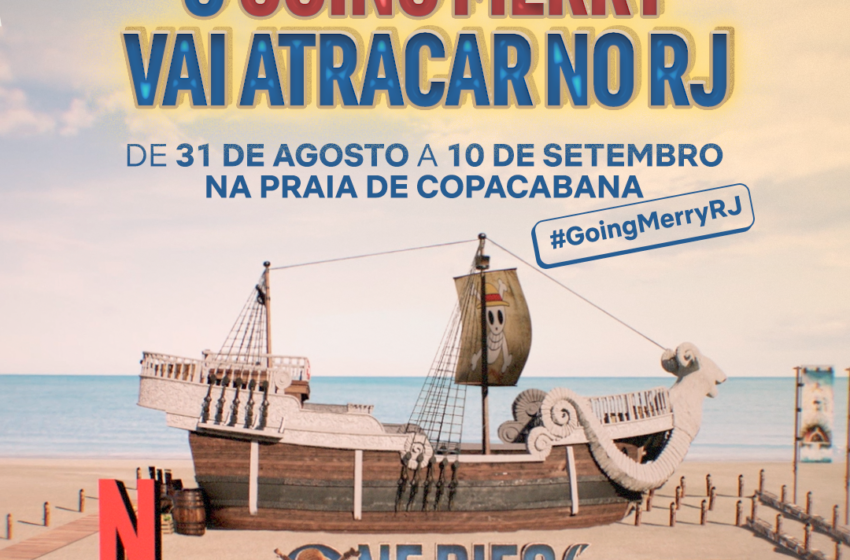  Netflix promove lançamento de One Piece em Copacabana