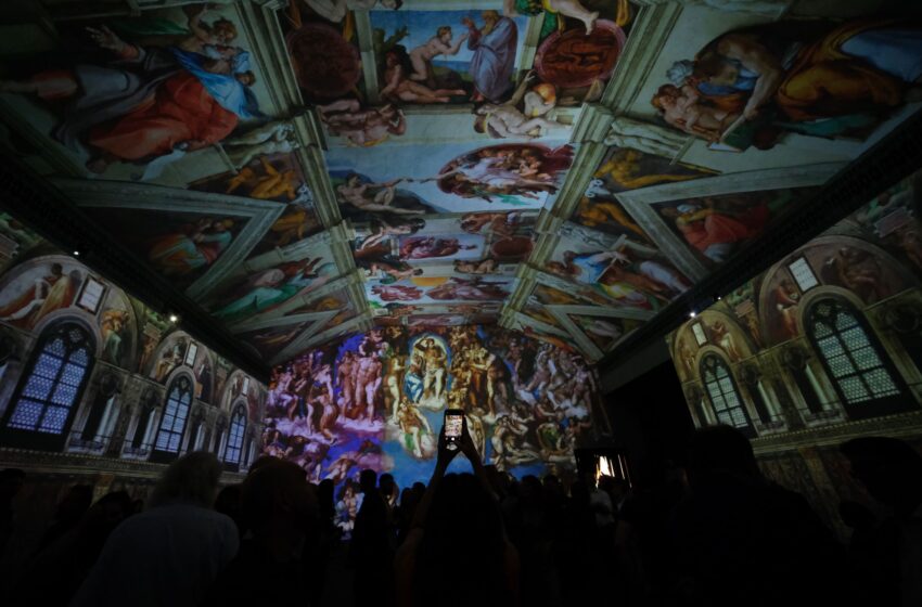  Exposição imersiva “Michelangelo: O Mestre da Capela Sistina” chega ao RioMar dia 18 de julho